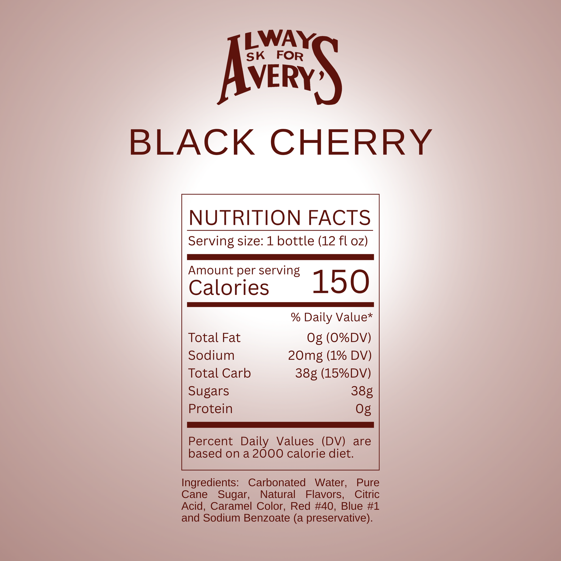 Avery's | Black Cherry Soda