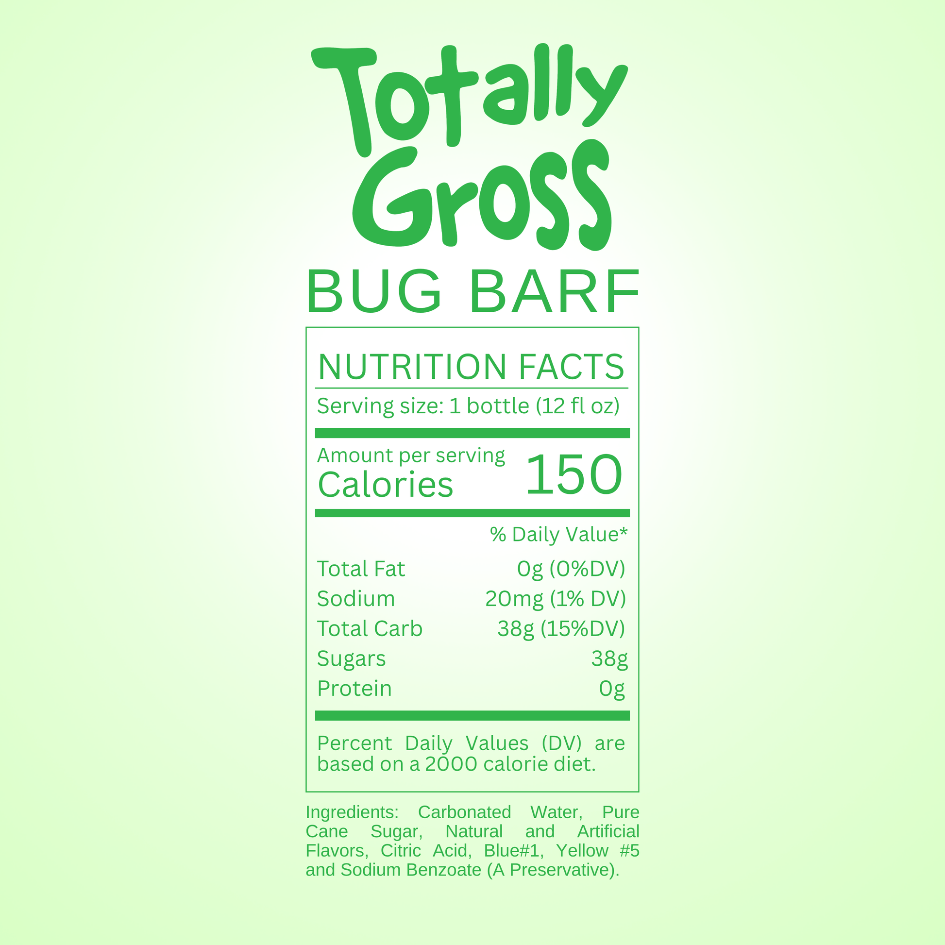 Totally Gross Original Soda | Bug Barf