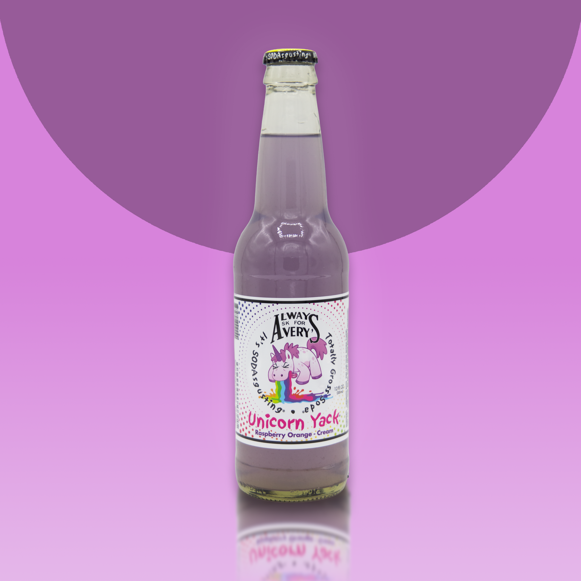 Totally Gross Soda - Unicorn Yack | 12 Pack